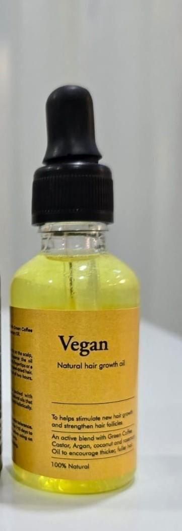 Vegan Natural Hair Growth Oil (Pack of 3)